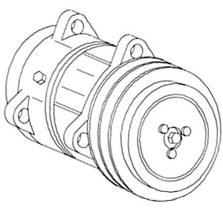 Aftermarket AC Compressor 1690711M1